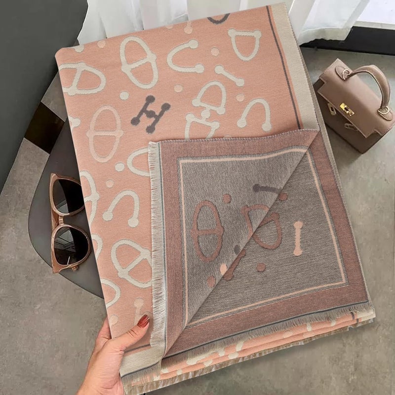 EXTREE Scarfs for Women Pashmina Silky Shawl Wrap for Evening Dressing Blanket Open Front Poncho Cape - Image 4